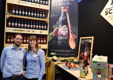 Jeroen Beekers en Femke Bosma van Schulp Vruchtensappen.